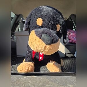 Large Rottweiler Dog Stuffed Animal
